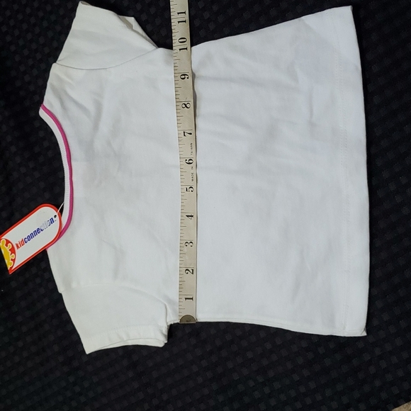 Kid Connection, Cutie-Fruity, white tee, cotton, size 12 months - Picture 7 of 9